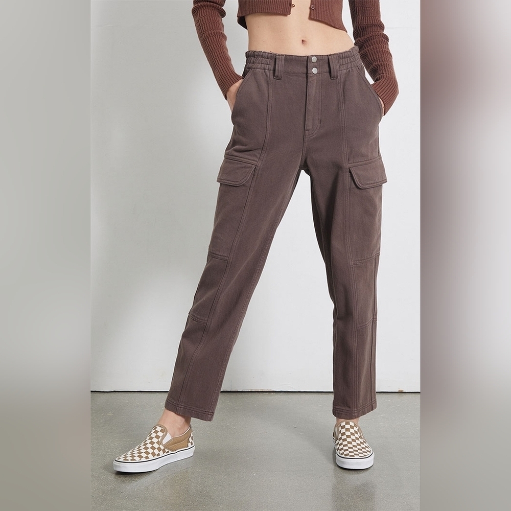 PacSun Women's Brown Cargo Jeans